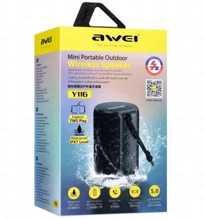 Awei Y116 Wireless Bluetooth Mini Speaker